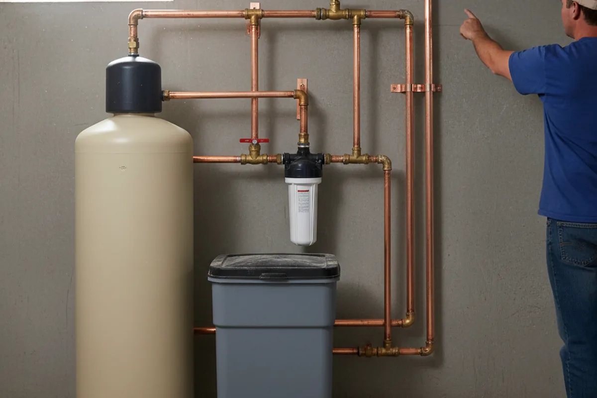 Whole-house water treatment system installed in Ligonier